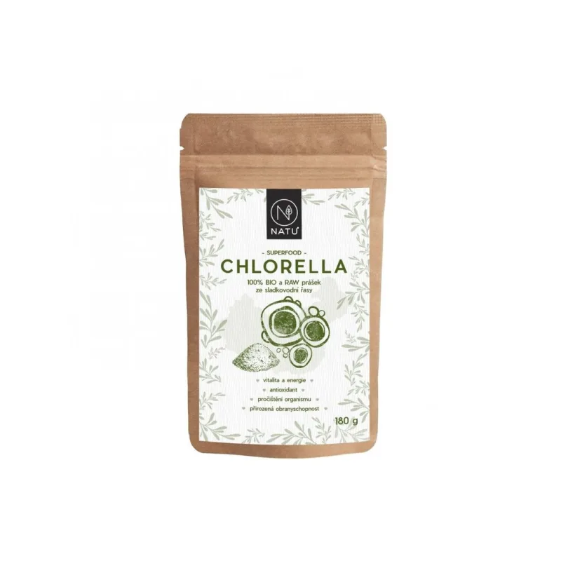 CHLORELLA BIO - prášek 180 g NATU
