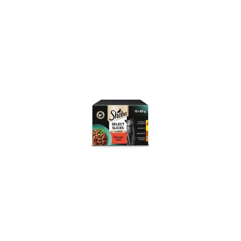 Sheba kapsa Select Slices šťavnatý výběr 12x85g