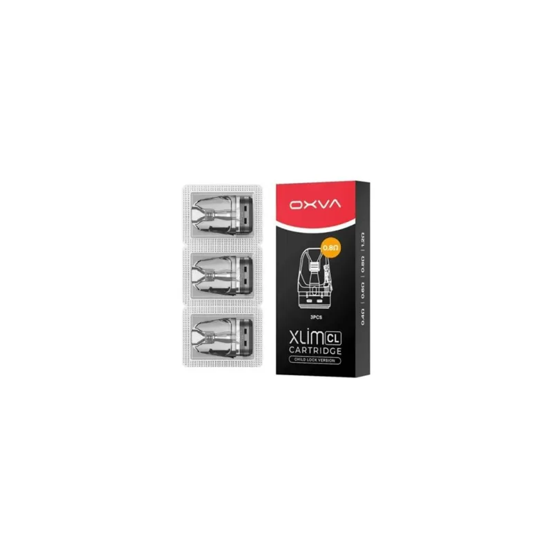 OXVA Xlim CL Pod Top Fill cartridge 0,8ohm 2ml 3Pack