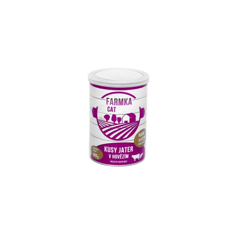 Konzerva FARMKA CAT s játry 400g