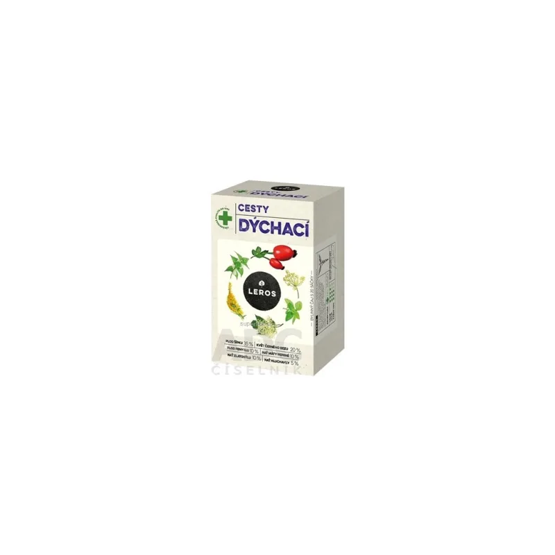 LEROS DÝCHACIE CESTY nálevové vrecká (inov. 2021) 20x1,5 g (30 g)