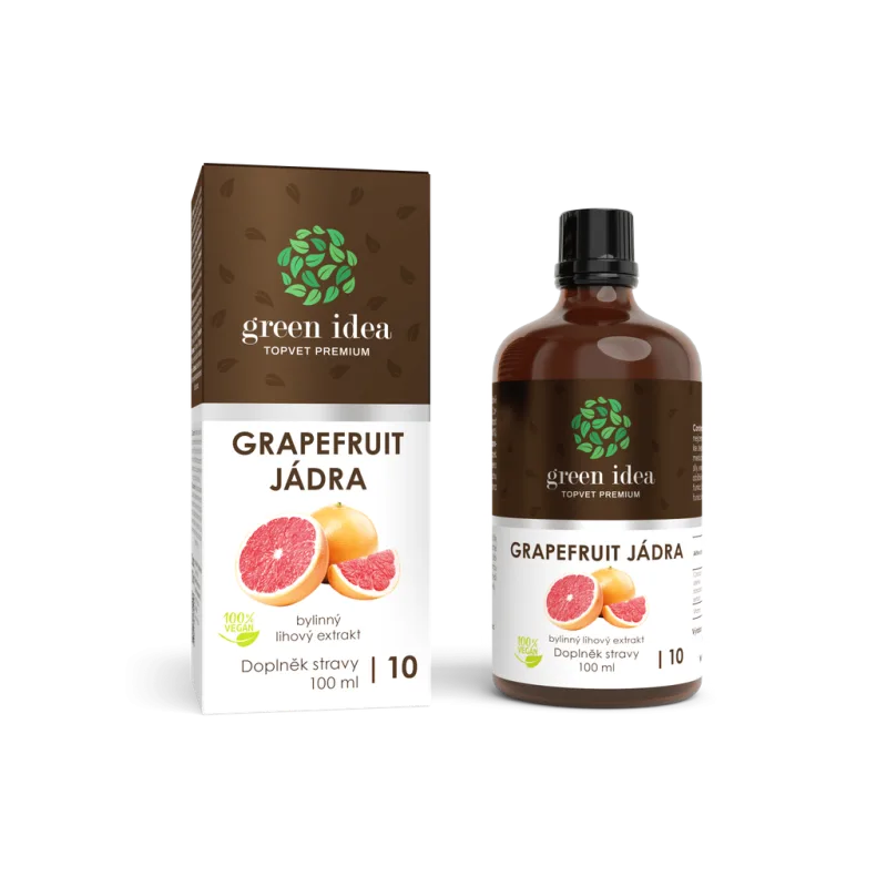 GRAPEFRUIT JÁDRA TINKTURA - KAPKY 100 ml  Topvet GREEN IDEA