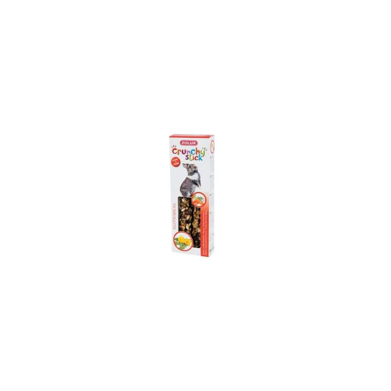 Pochoutka CRUNCHY STICK mrkev/pamp pro králíky Zolux