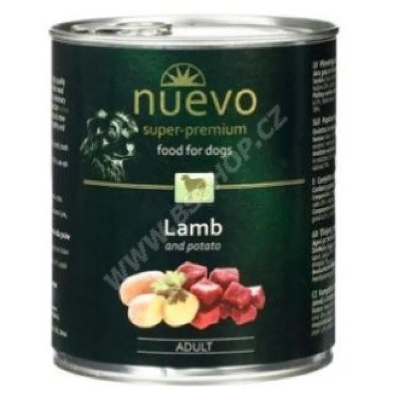 Nuevo pes adult Jehněčí - Classic konzerva 800g