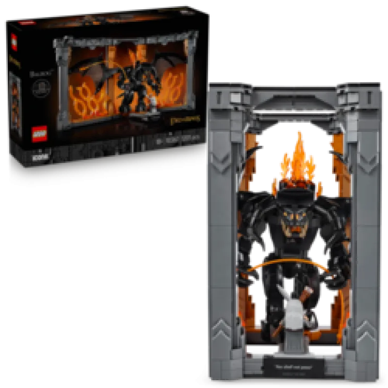 LEGO® Icons 10367 Knižní zarážka: Pán prstenů – Balrog™