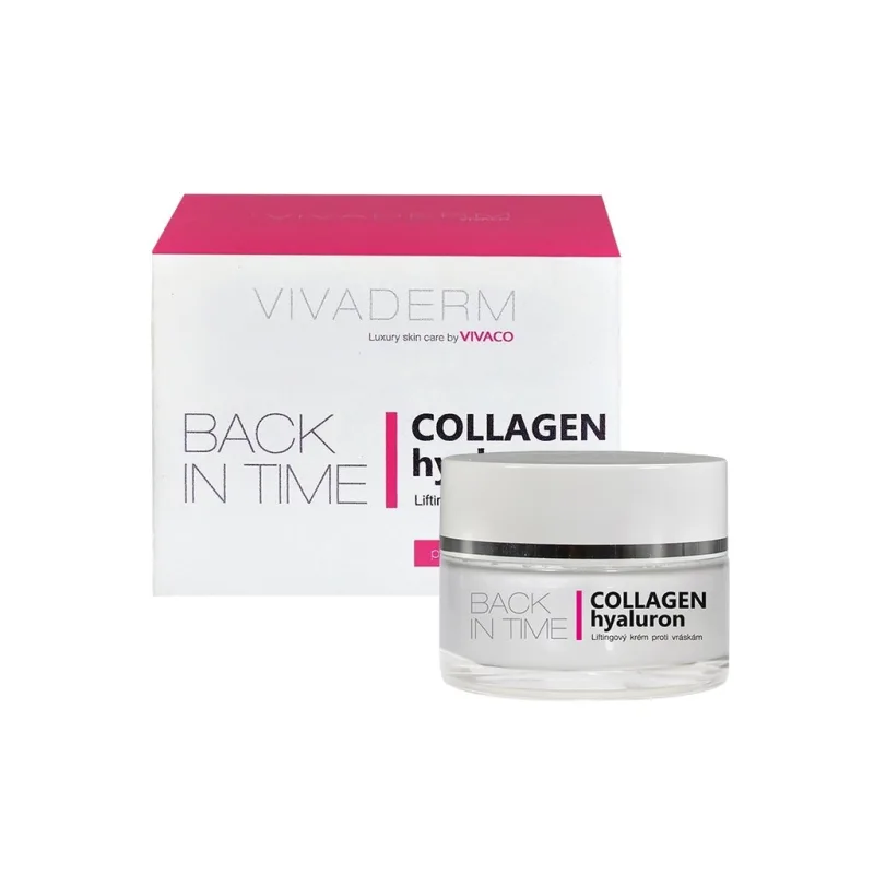 Vivaco Collagen hyaluron - Liftingový krém proti vráskam 50 ml