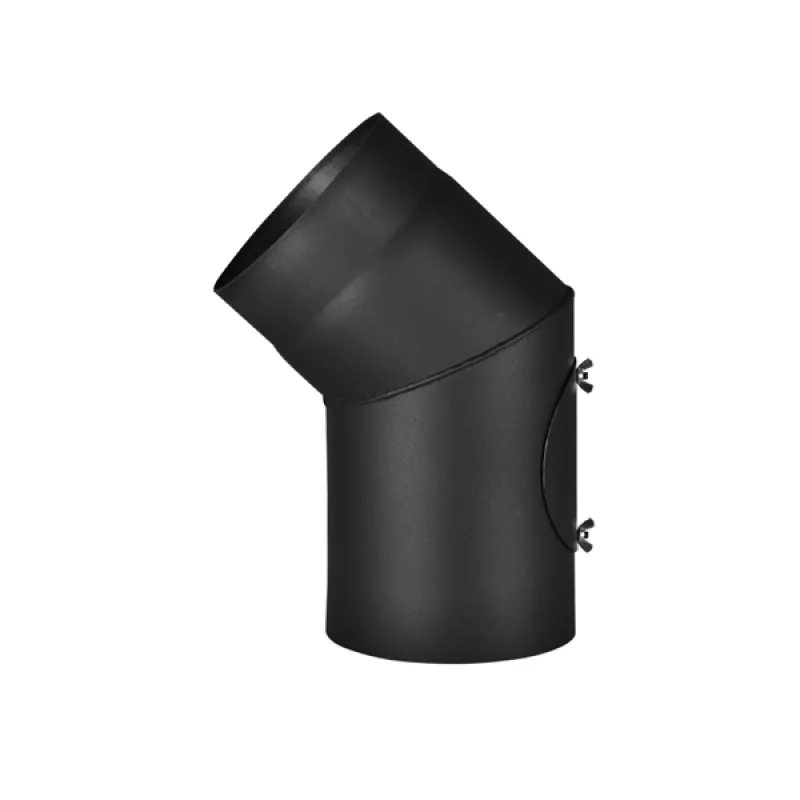 Koleno kouřové s čistícím otvorem 130/45/2mm