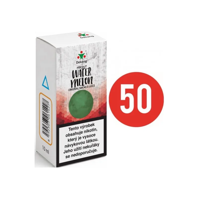Liquid Dekang Fifty Watermelon 10ml - 6mg (Vodní meloun)