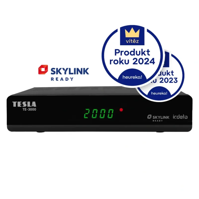 TESLA TE-3000
satelitní přijímač Irdeto Skylink READY
