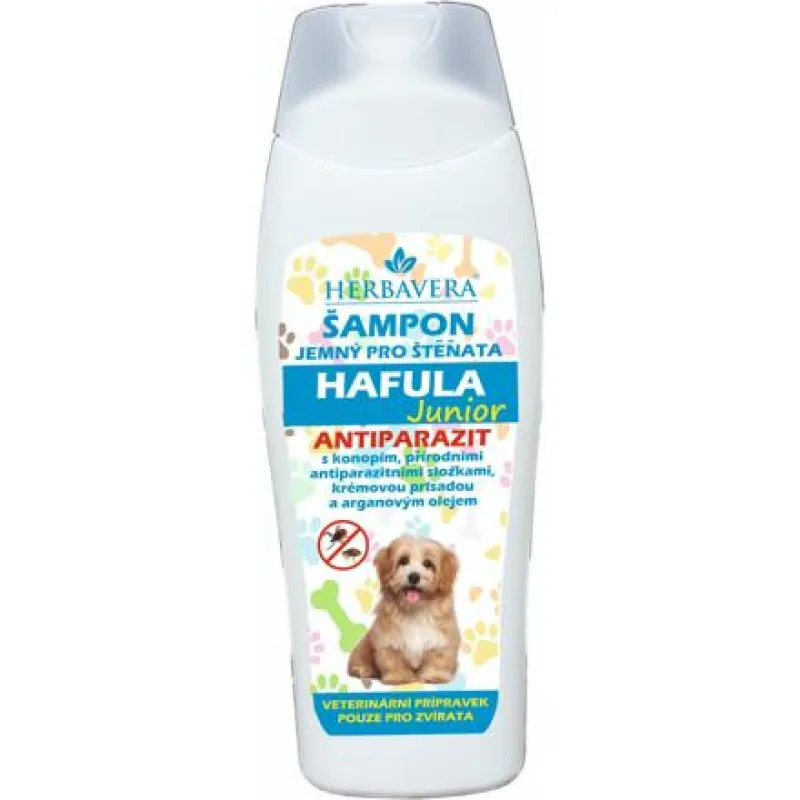 Šampón pre šteniatka HAFULA Junior Antiparazit 250ml