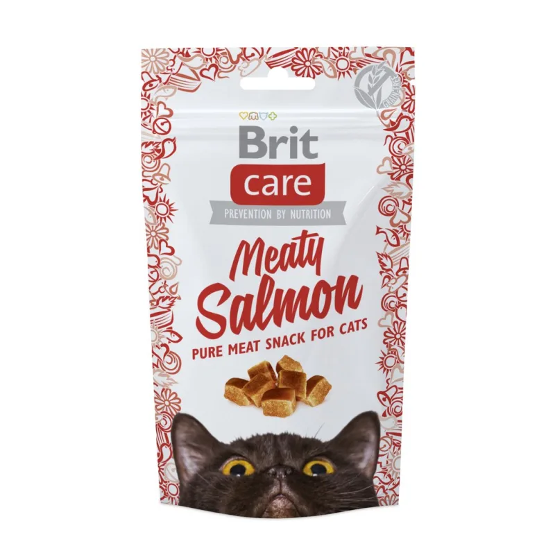 Brit Care Cat Snack Meaty Salmon 50g