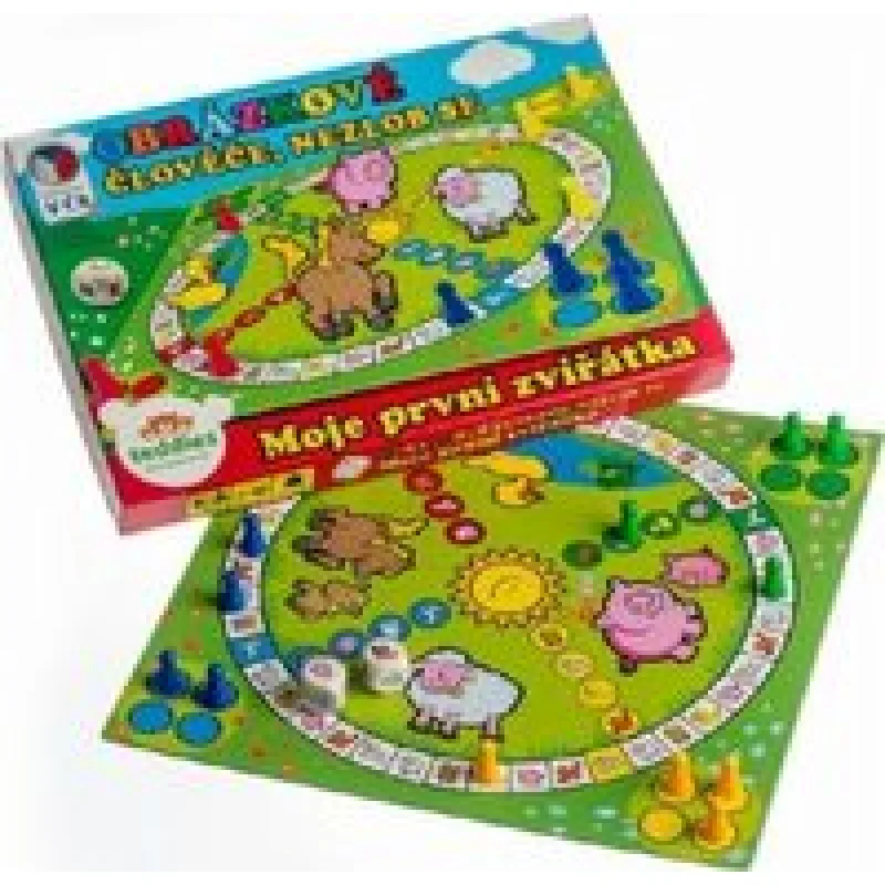 Člověče, nezlob se obrázkové - Moje první zvířátka - společenská hra pro nejmenší