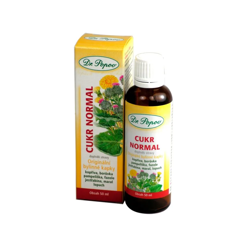 Bylinné kapky Cukr normal, 50 ml