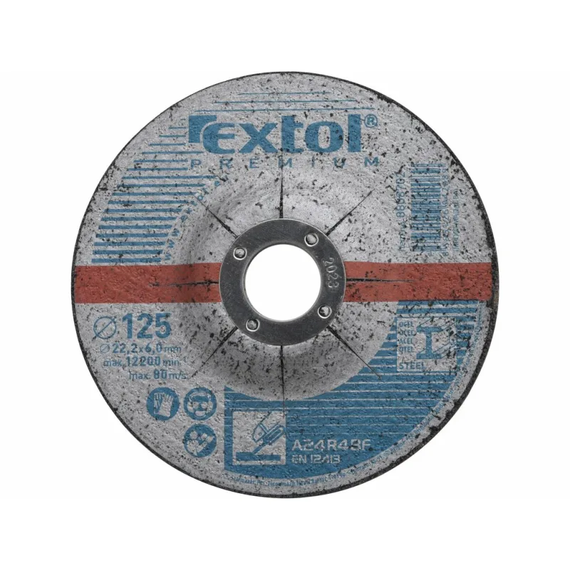 EXTOL PREMIUM 8808702 Kotúč brúsny na kov, 125x6,0mm
