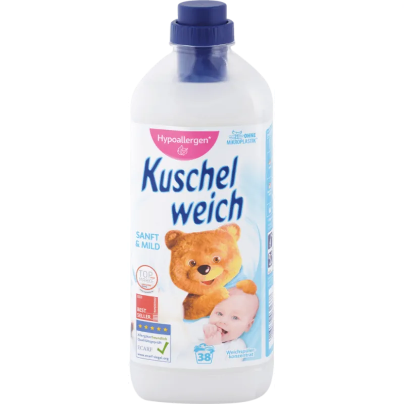 Kuschelweich aviváž Sanft & Mild – jemná a šetrná 38 PD 1 l