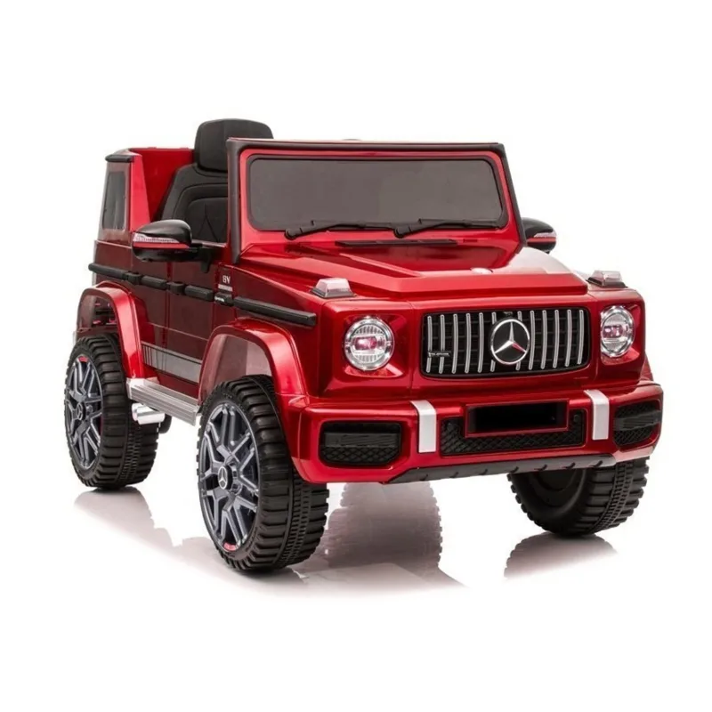 Elektrické auto Mercedes G63 AMG vínové červená metalíza
