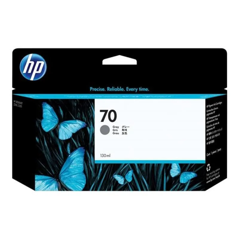 HP Ink Cartridge No. 70/Grey/130ml C9450A