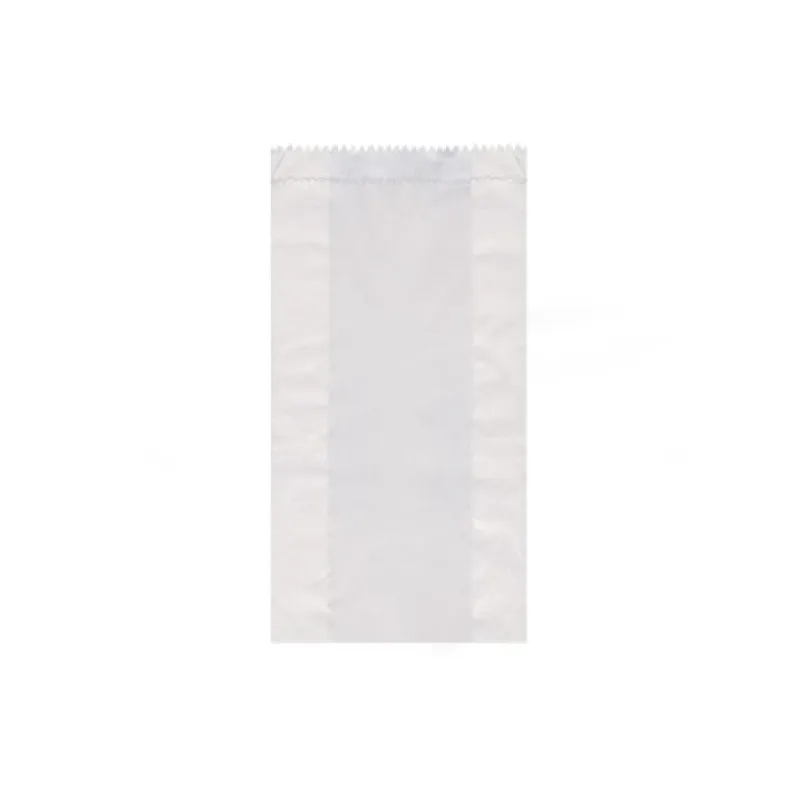 Papierové vrecko (FSC Mix) s bočným skladom biele 10+5 x 22 cm 0,5kg [100 ks]