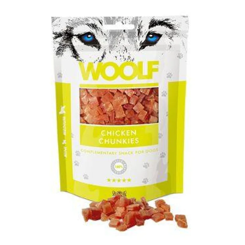 WOOLF Classic pôch. Chicken Chunkies 100g