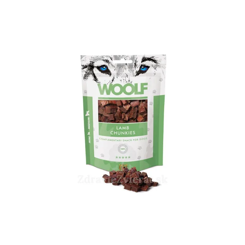 Woolf Snacks Lamb Chunkies 100 g