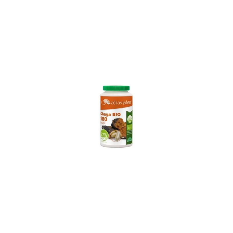 Zdravý den Chaga BIO 180 kapslí