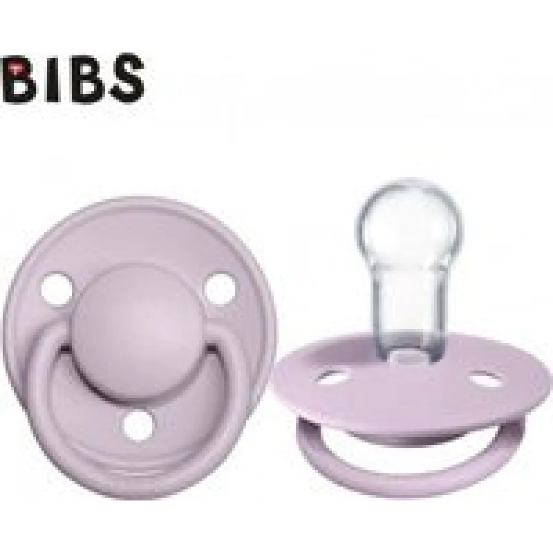 BIBS DE LUX - Silikonový dudlík, 0 - 36 m, dusky lilac