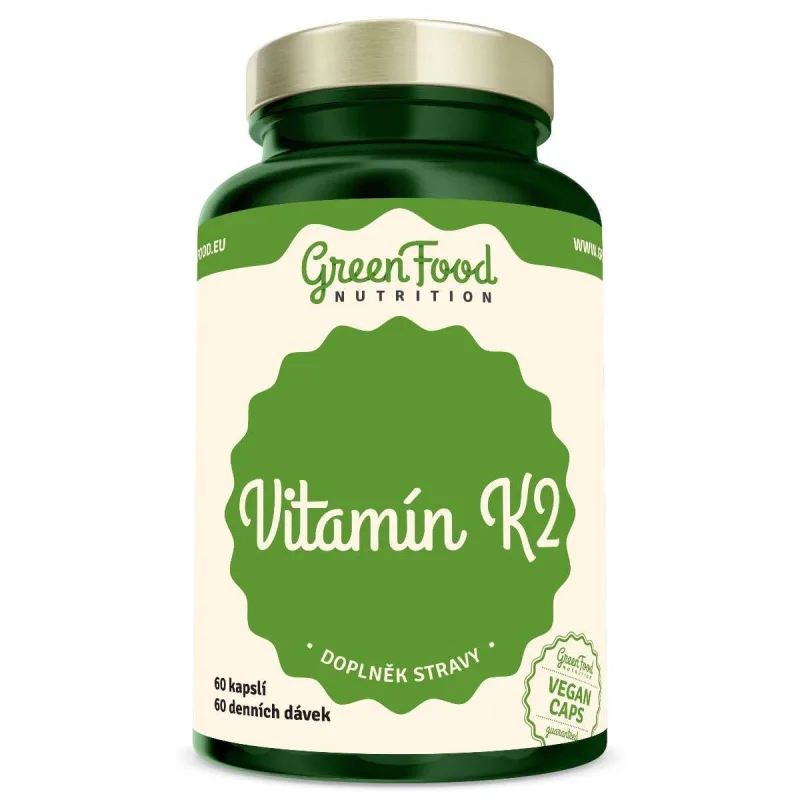 GreenFood Nutrition Vitamín K2 60 kapsúl