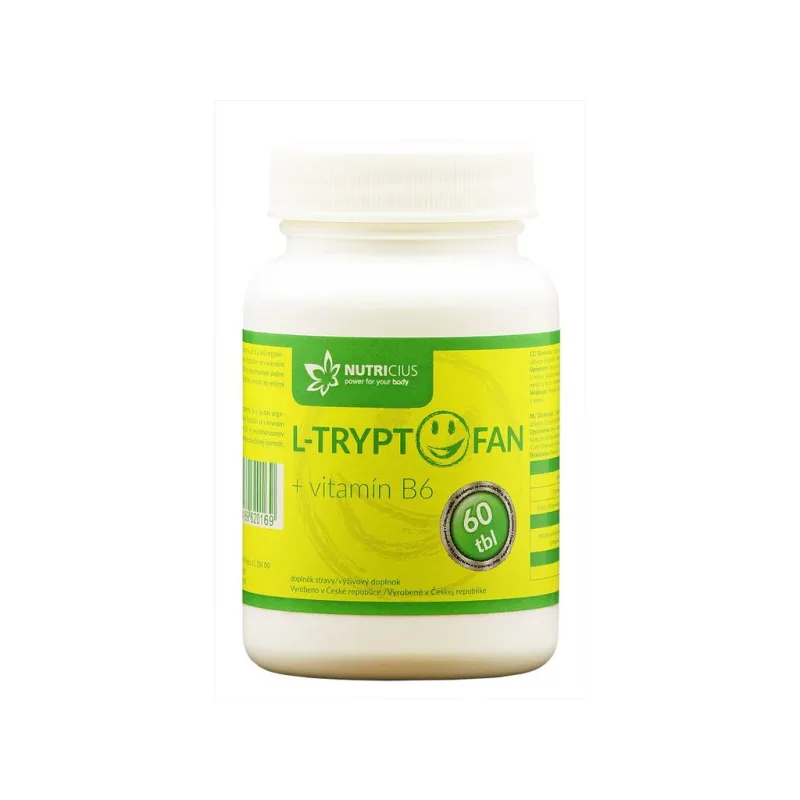 L-Tryptofan + vit.B6 200mg/2.5mg tbl.60