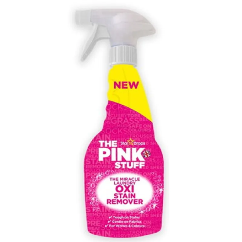 THE PINK STUFF OXI stain remover zázračný odstraňovač skvrn z textilu, koberců a čalounění, 500ml