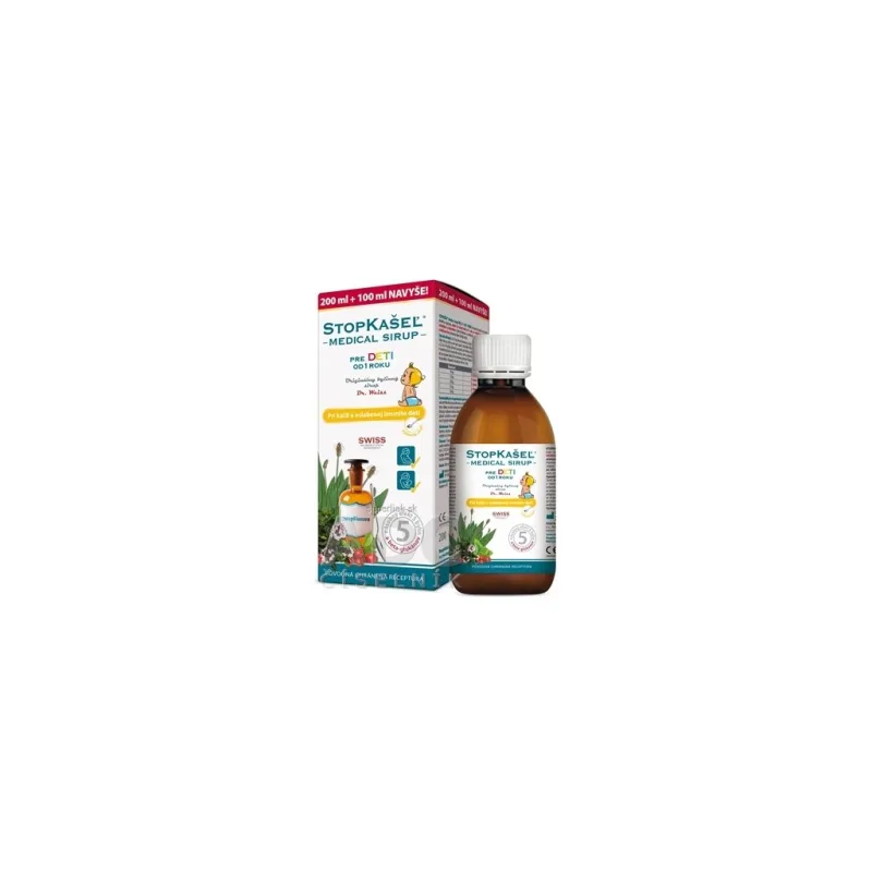 STOPKAŠEĽ Medical sirup OD 1 ROKU (200 ml + 100 ml navyše) 1x300 ml