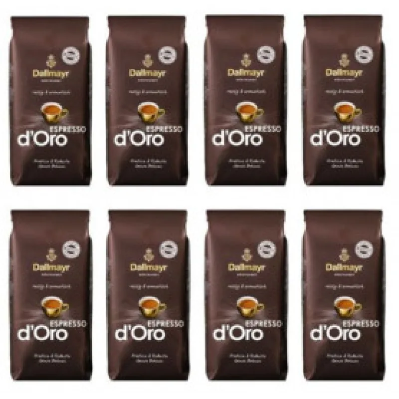 Dallmayr Espresso d´Oro zrnková káva 8 x1 kg