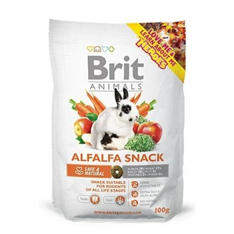 Brit Animals Alfalfa Snack for rodents 100g