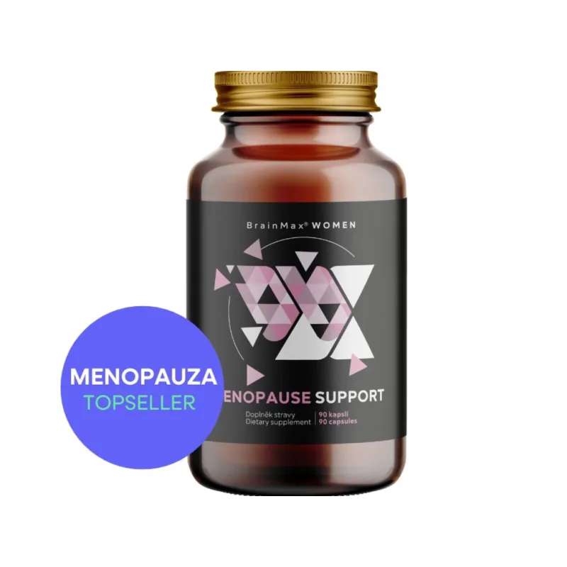 MENOPAUSE SUPPORT - podpora při menopauze - 90 rost. kapslí BRAINMAX Women