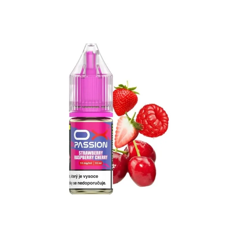 OXVA OX PASSION Strawberry Raspberry Cherry Nic Salt 10ml - 20mg