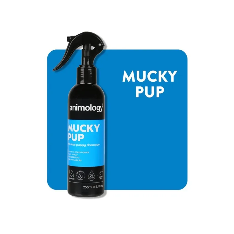 Animology Mucky Pup Šampon pro štěňata bezoplachový 250ml