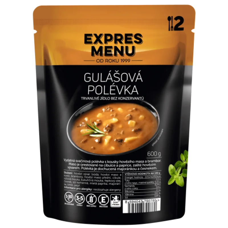 Gulášová polévka 2 porce EXPRES MENU 600 g