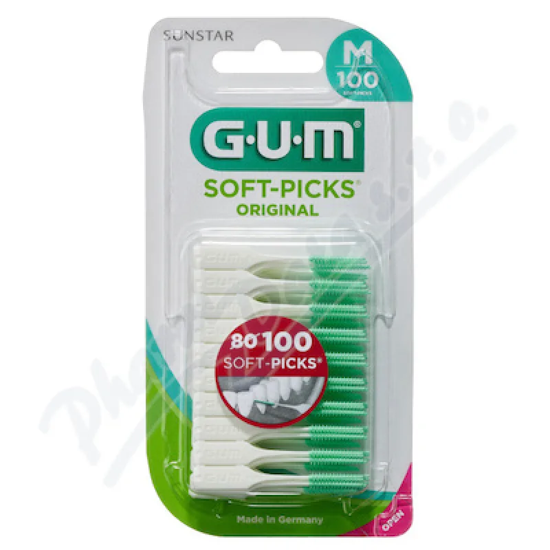 GUM Soft-picks original medzizubné kefky M 100 ks
