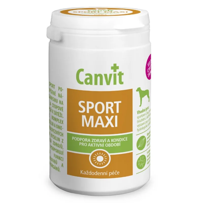 CANVIT Sport MAXI pro psy ochucené tbl 230g