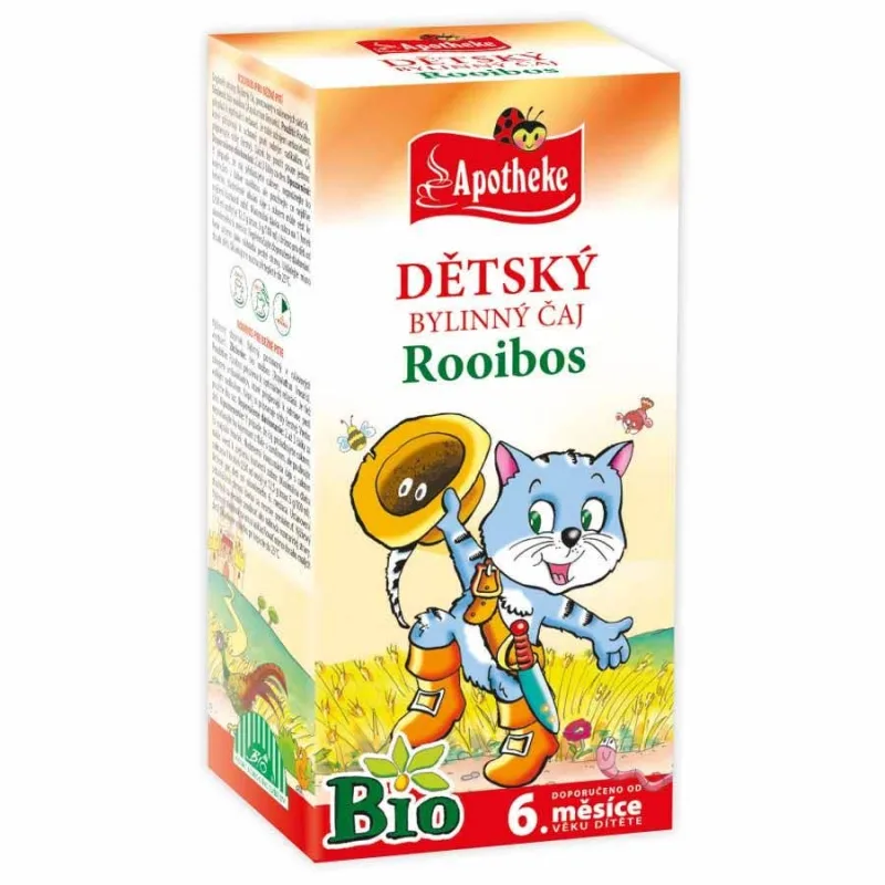 Apotheke BIO Detský čaj Rooibos 20 nálevových sáčkov