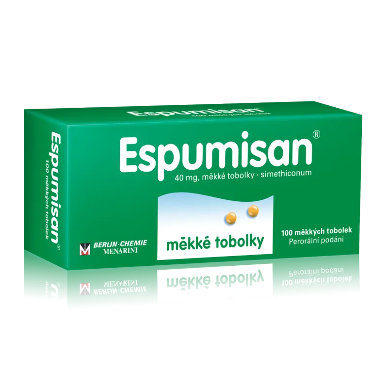 Espumisan 40 mg 100 měkkých tobolek