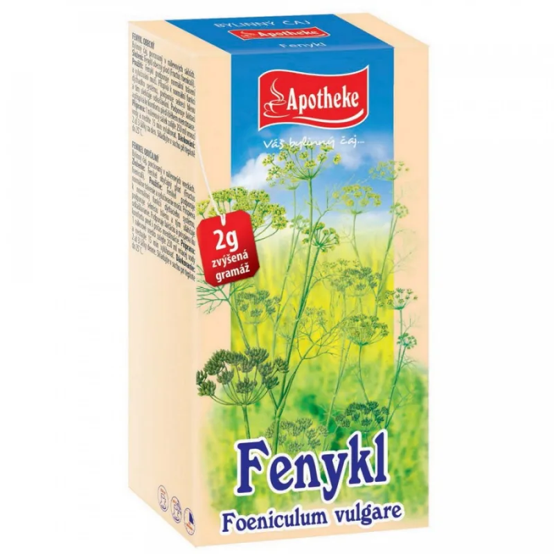 APOTHEKE ČAJ FENIKEL OBYČAJNÝ 20x2 g