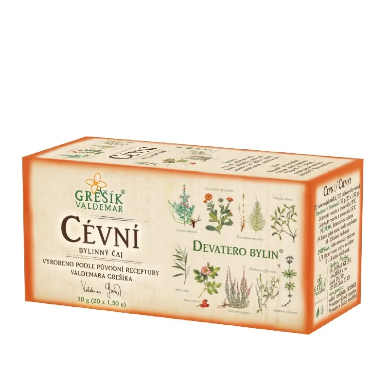 Bylinný čaj porciovaný Cievny 30g Grešík