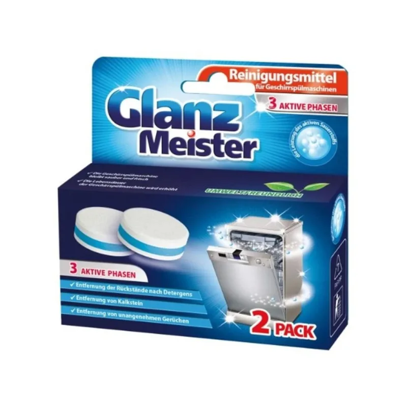 Glanz Meister čistící tablety do myčky 2 ks