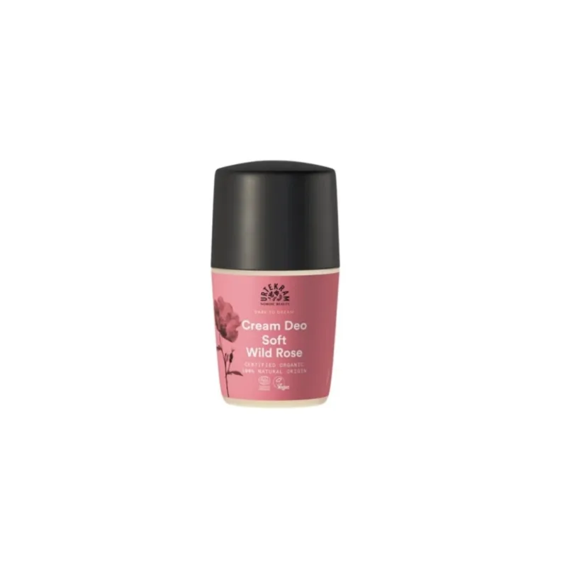 DIVOKÁ RŮŽE DEODORANT - WILD ROSE DEO ROLL ON - krémový kuličkový BIO 50 ml URTEKRAM