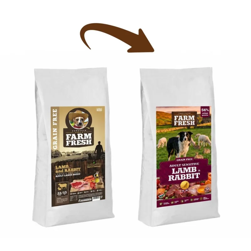 FARM FRESH Lamb & Rabbit Adult LB Grain Free 15 kg  + 1,8 kg Zdarma