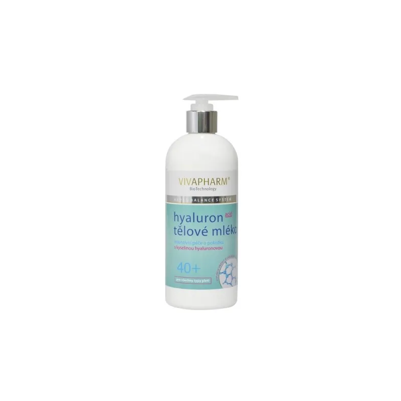 Telové mlieko s kyselinou hyalurónovou VIVAPHARM 400 ml