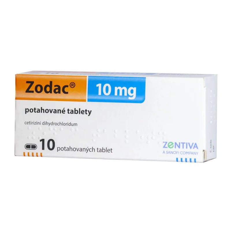 Zodac 10mg 10 tabliet