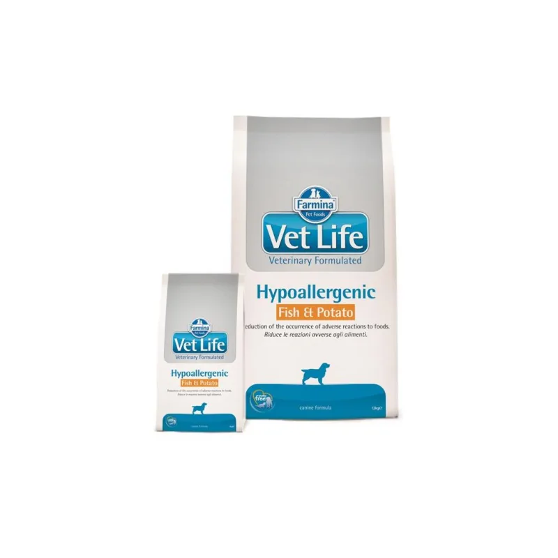Farmina Vet Life dog hypoallergenic, fish & potato 2 kg RCSZP