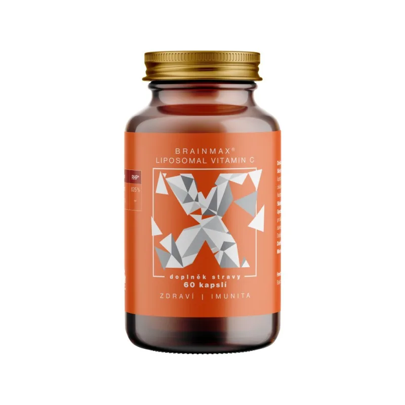 Lipozomální Vitamín C - Liposomal Vitamin C UPGRADE - 500 mg, 60 kaps. BRAINMAX