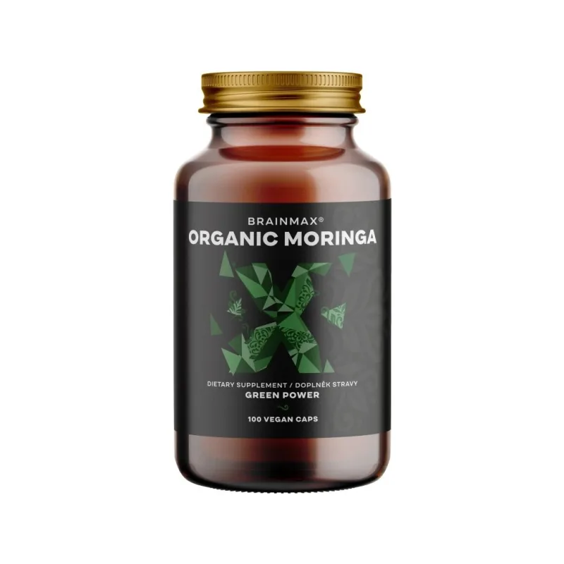 Organic MORINGA 500 mg, 100 rost.kapslí BRAINMAX